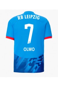 RB Leipzig Dani Olmo #7 Jalkapallovaatteet Kolmaspaita 2023-24 Lyhythihainen